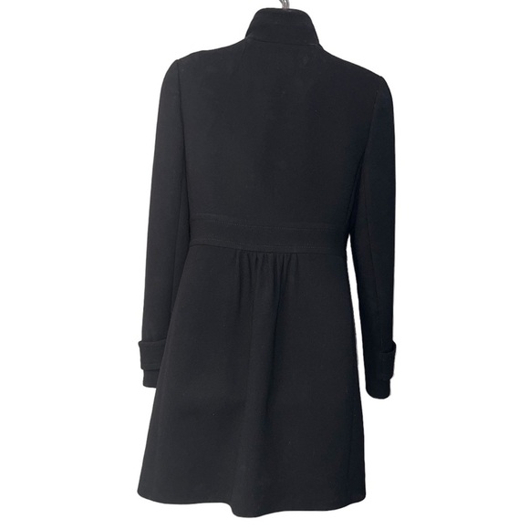 J. Crew Coletta Double-Cloth Wool Black Women's Coat - Picture 3 of 10